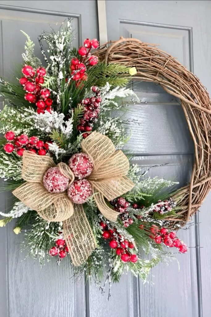 Floral + Berry Wreath
