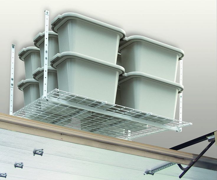 Overhead Ceiling Shelf Storage System