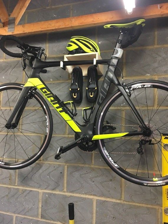 Bike Hooks Save Floor Space