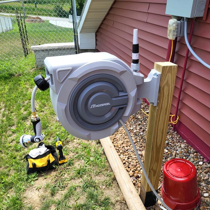Hang Garden Hose On Reel