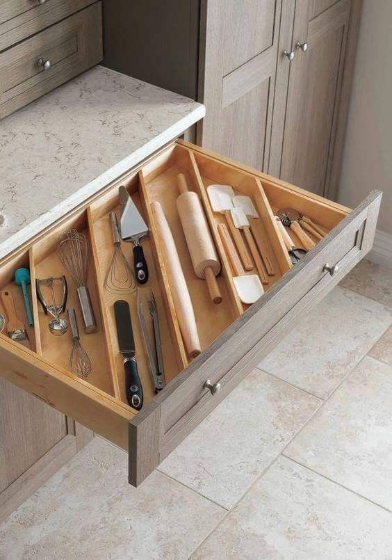 Diagonal Utensil Drawer Dividers