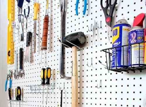 Use Pegboard Panels For Sheds