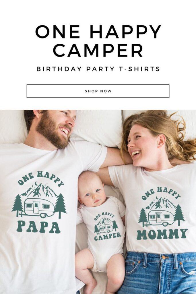 Matching Happy Camper Birthday Outfits