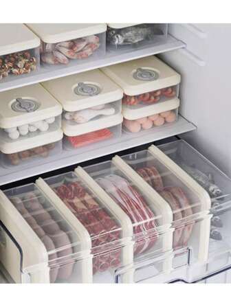 Clear Modular Compartment Bins
