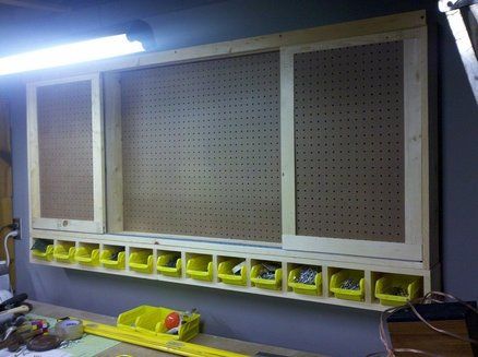 Underbench Sliding Panels For Tools