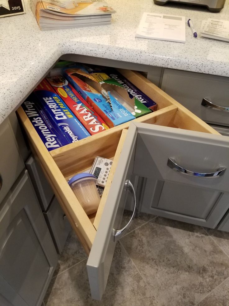 Corner Drawer Cutlery Design