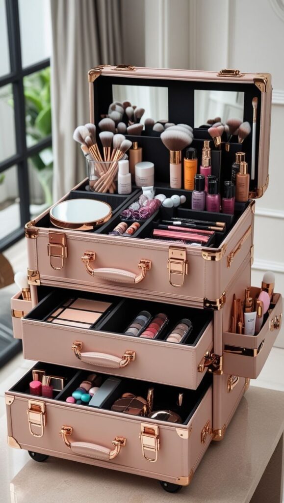 Vanity Makeup Organizer Sets