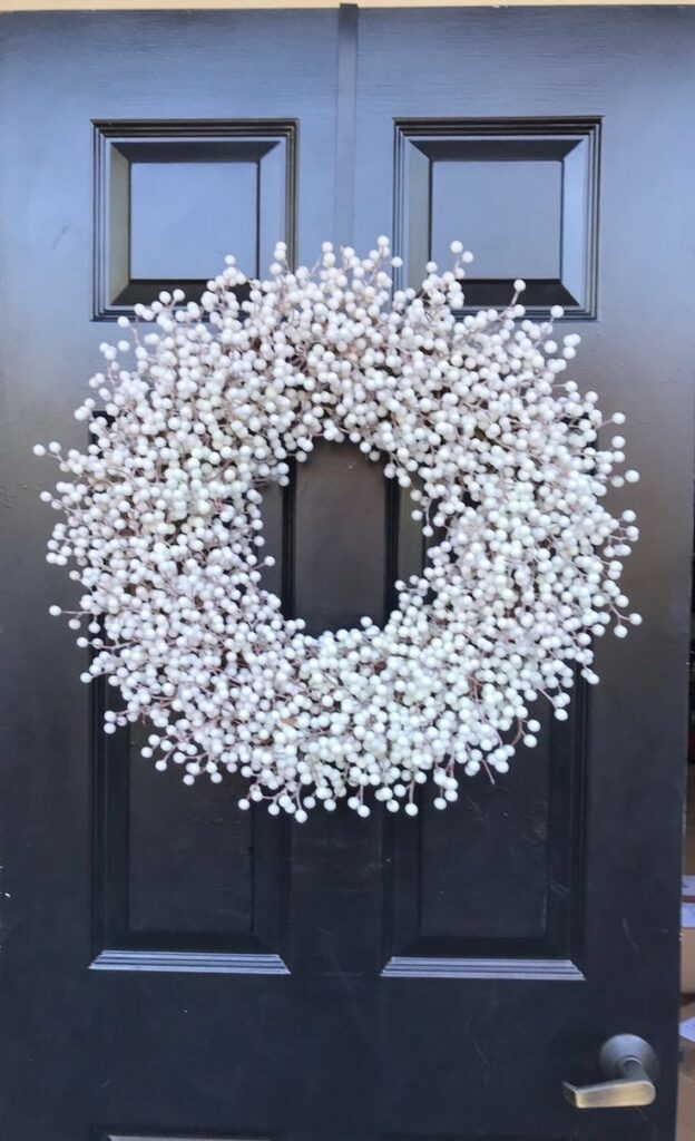 Monochrome / All-White Wreath