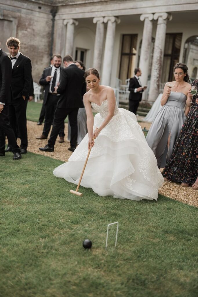 Backyard Wedding Croquet Game