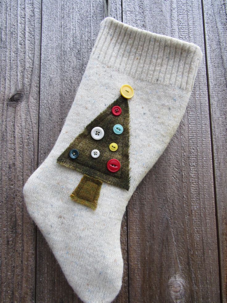 Upcycled Sweater Stockings