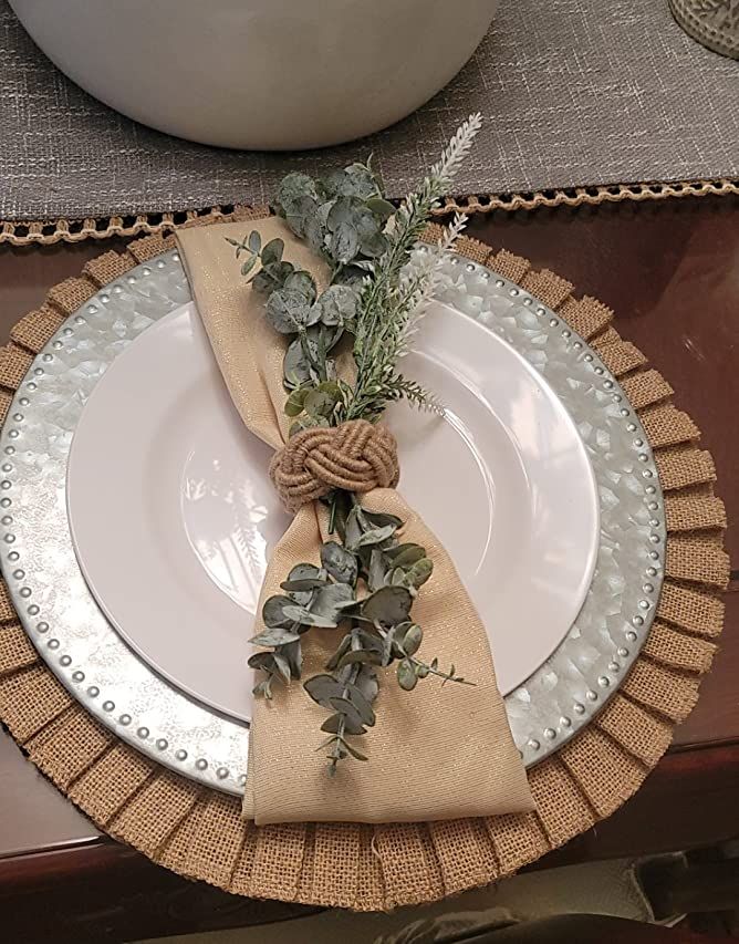 Natural Fiber Placemats / Chargers