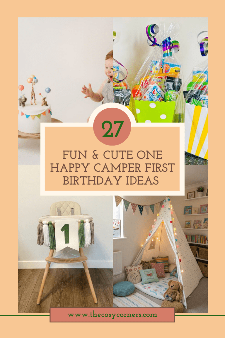 27 Fun & Cute One Happy Camper First Birthday Ideas