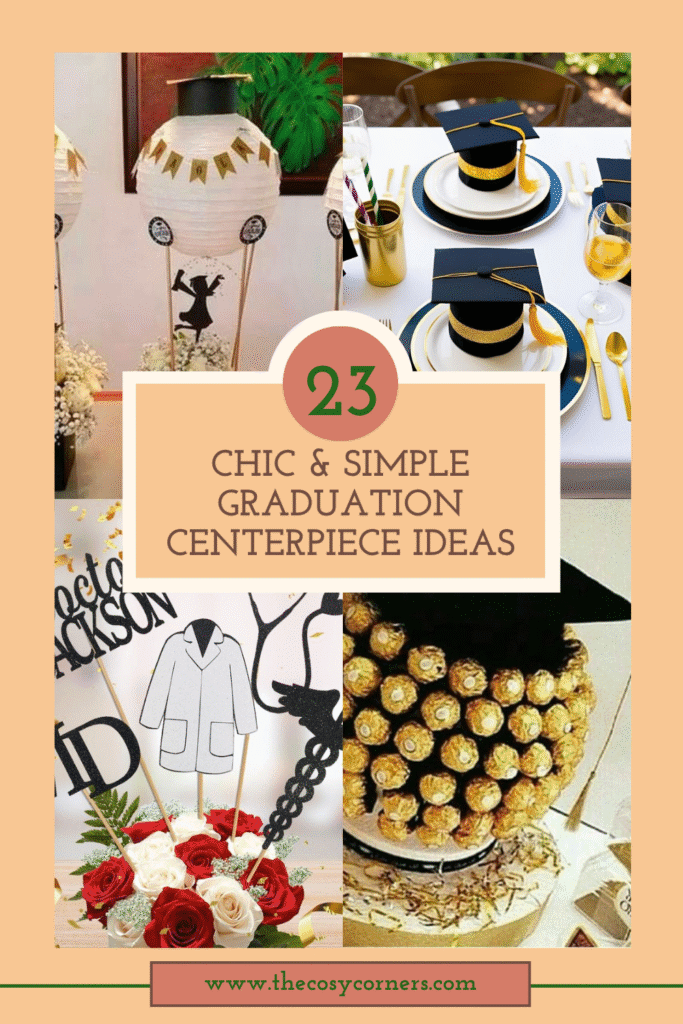 23 Chic & Simple Graduation Centerpiece Ideas