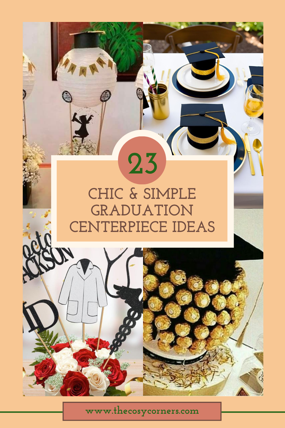 graduation table centerpiece