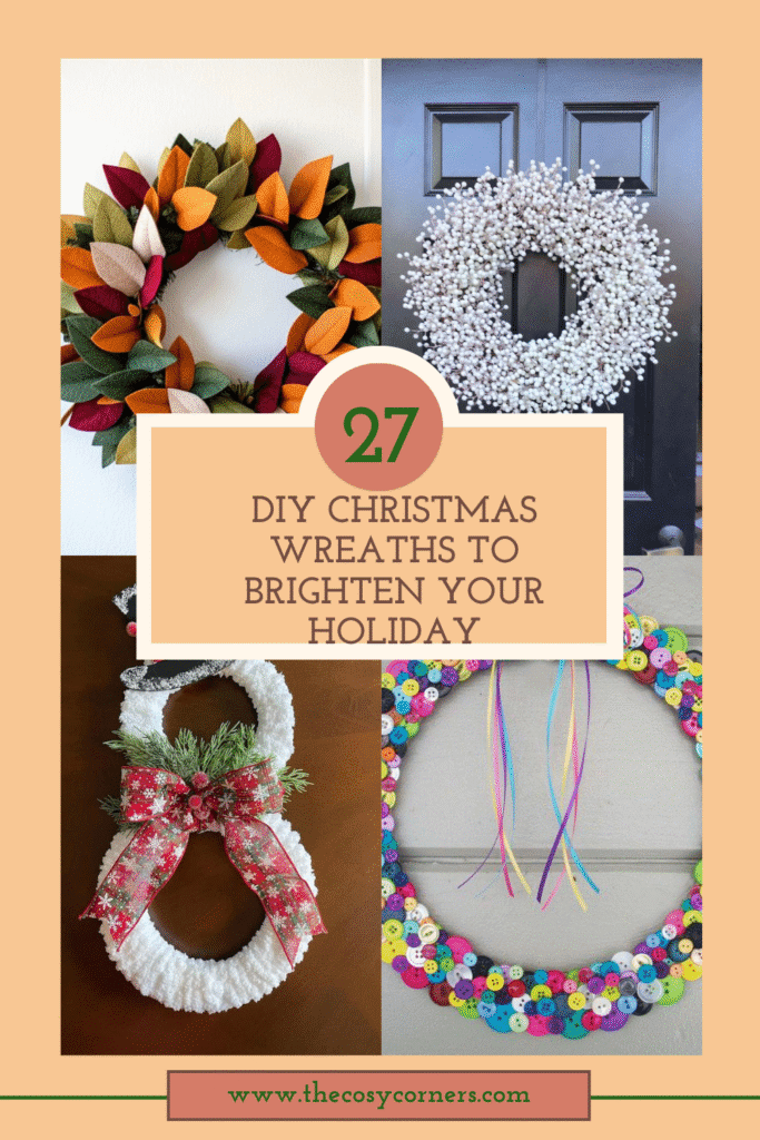 27 DIY Christmas Wreaths to Brighten Your Holiday
