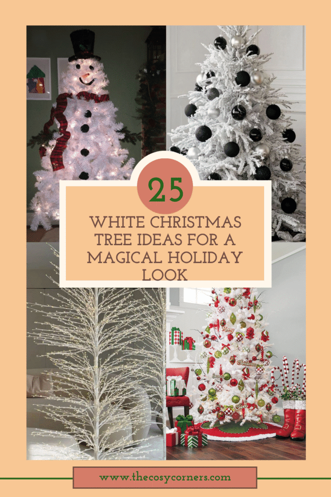 27 White Christmas Tree Ideas for a Magical Holiday Look