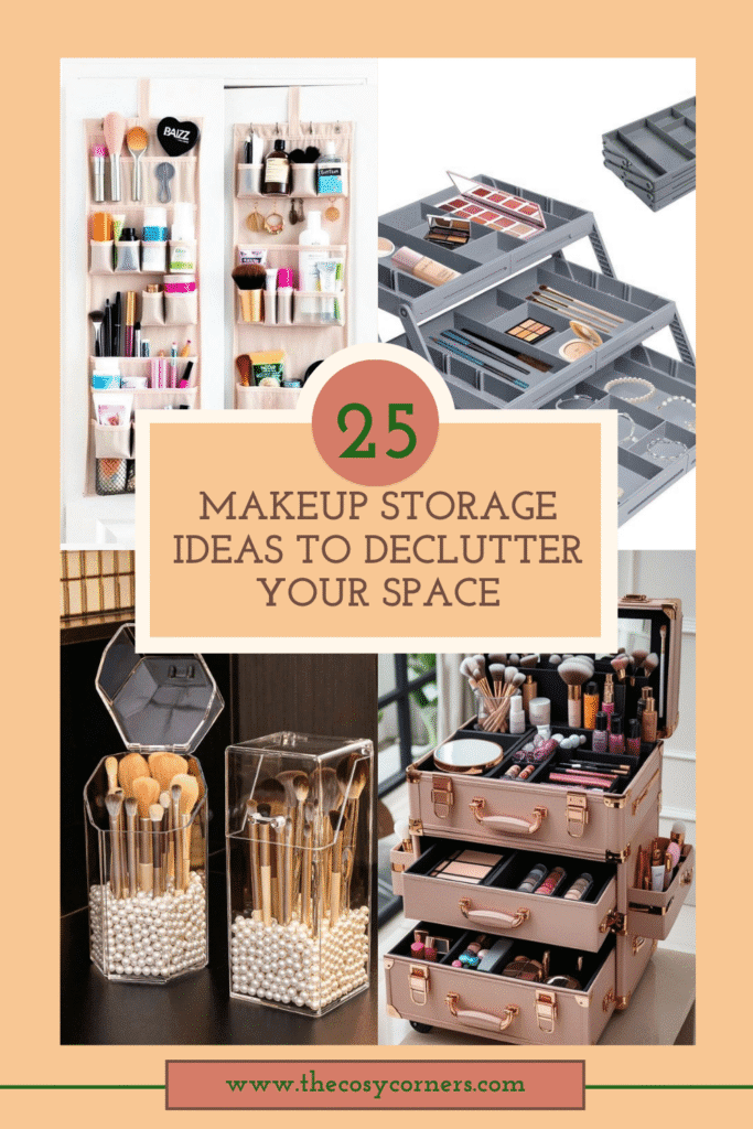 25 Makeup Storage Ideas To Declutter Your Space