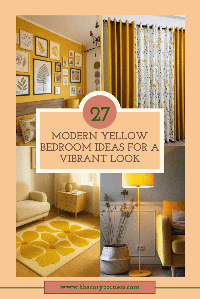 27 Modern Yellow Bedroom Ideas for a Vibrant Look