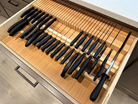 Sliding Knife Block Insert