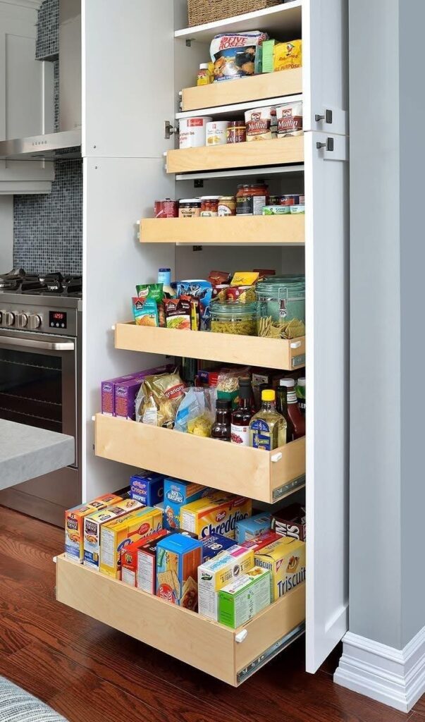Deep Storage Roll-Out Shelf