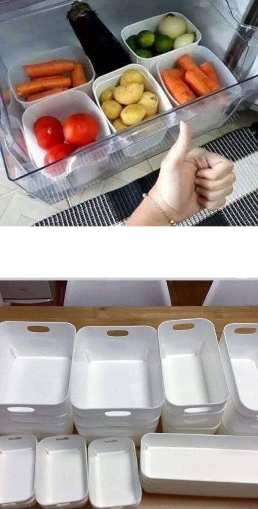Use Drawers for Fresh Produce