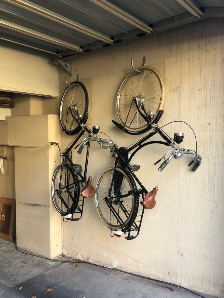 Use Wall Hooks for Bikes to Free Up Car Space