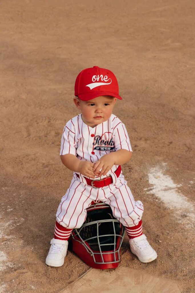 First Birthday Baseball Jersey Outfit