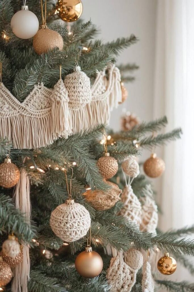 Boho-Inspired White Christmas