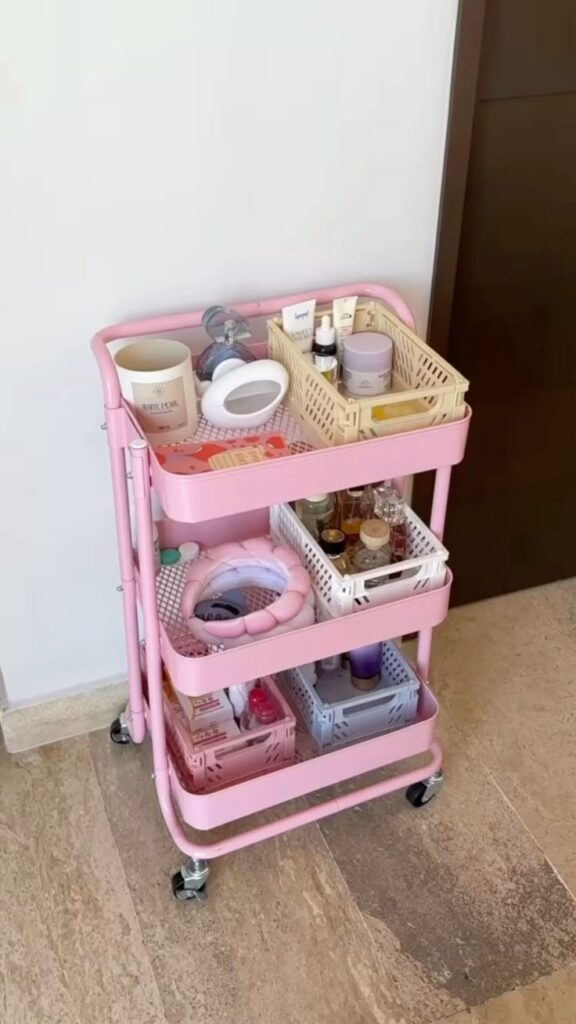 Mobile Rolling Cart Storage