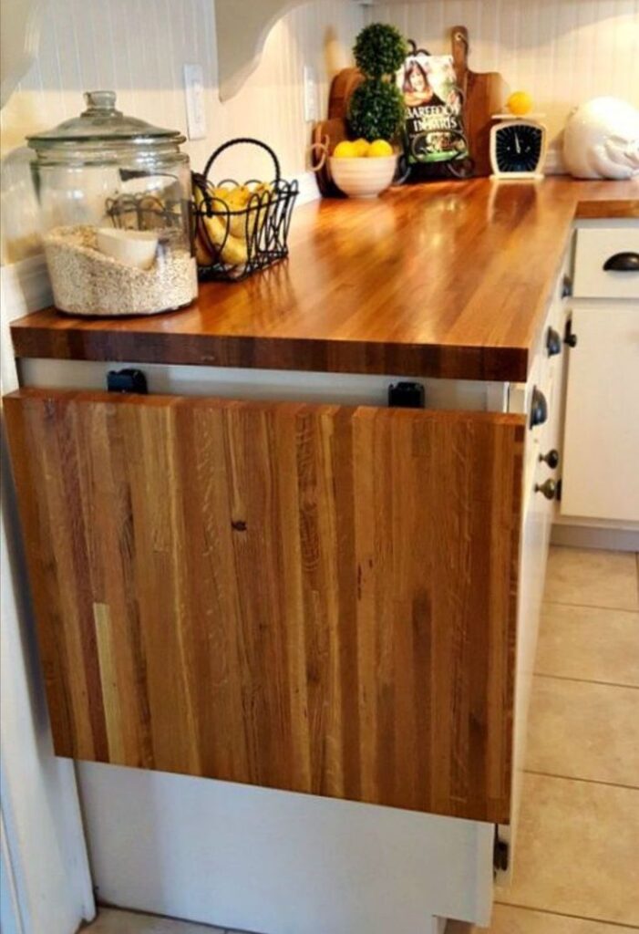 Flip-Down Kitchen Cutting Board