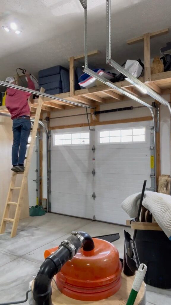 Vertical Tool Storage Above Door