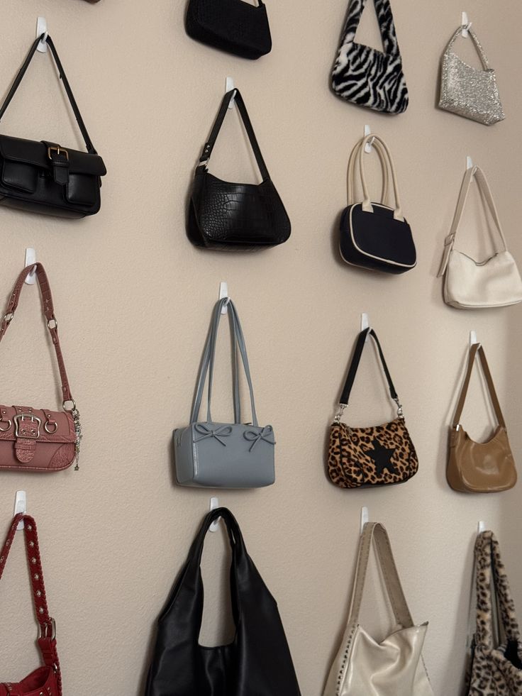 Mini Stickable Hooks To Hang Bags