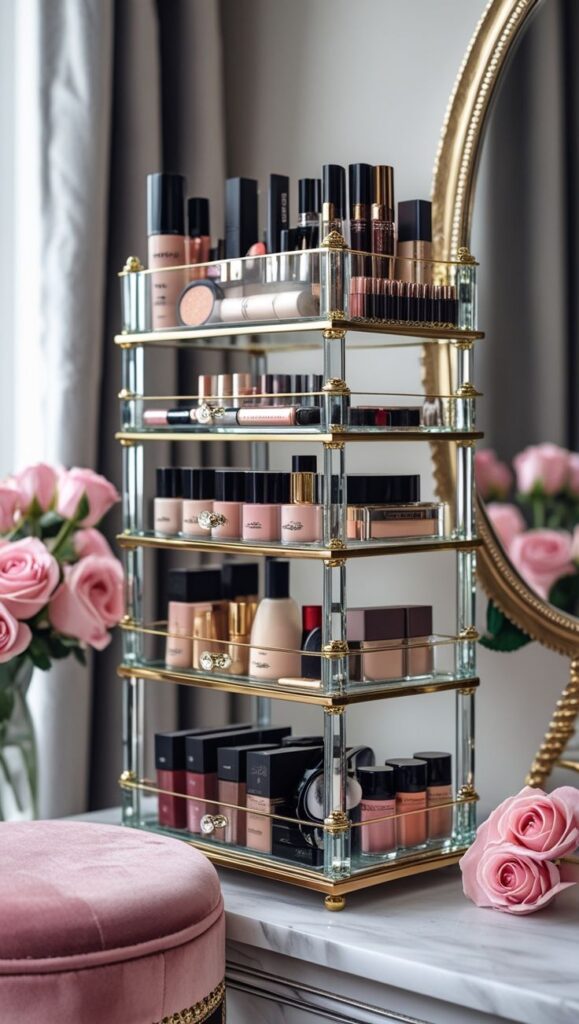 Tiered Vanity Riser Trays