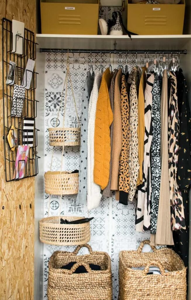 Mini Closet With Storage Spaces