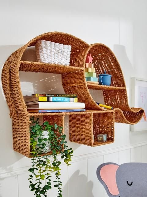 Safari-Themed Decor Shelf