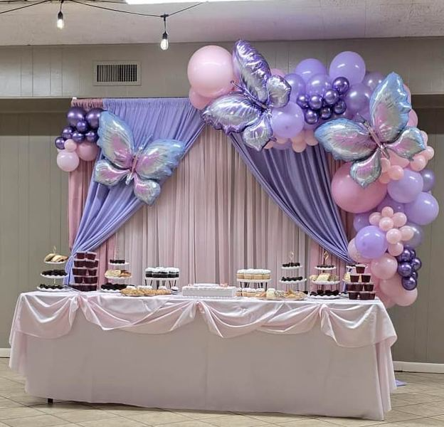 Lavender Color Themed Baby Shower