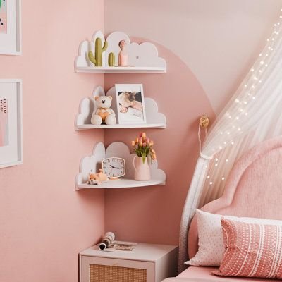 Rounded Edge Corner Shelf