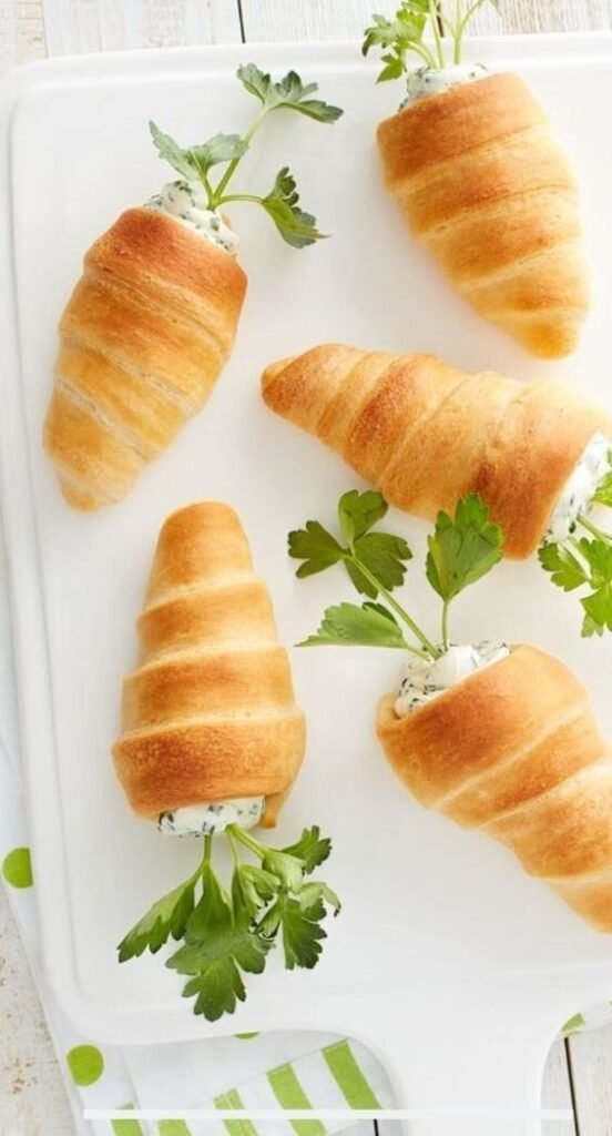 Carrot-Shaped Cream Roll