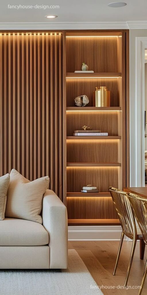 Slim Spaced Wall Divider