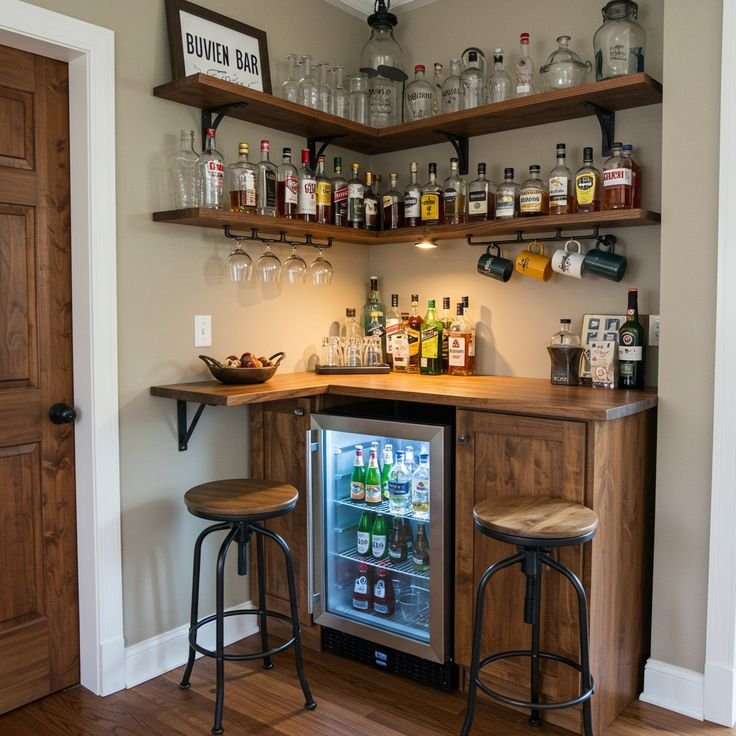 Basement Bar + Hangout Room