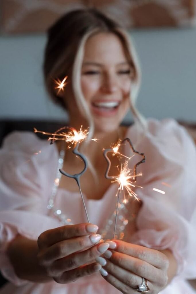 Sparking Candle Shot