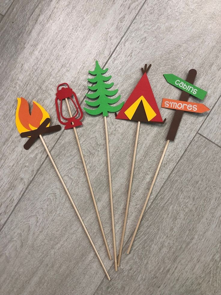 DIY Camp Themed Props