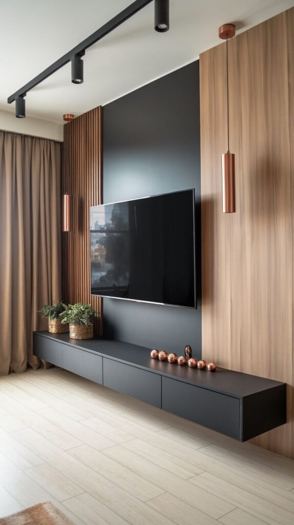 Half-Wall Wood Partition