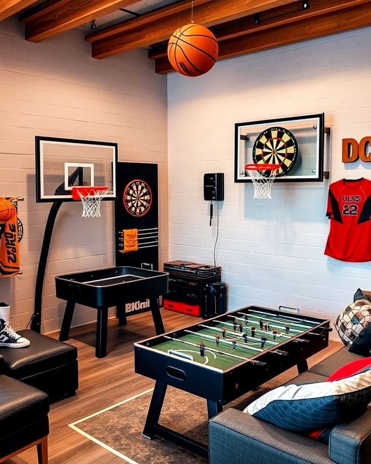 Games Setup In The Room