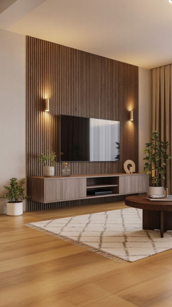 Dark Color Partition Wall