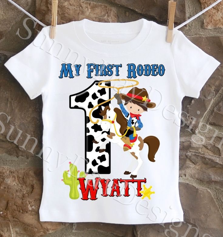 Personalized “My First Rodeo” Shirt