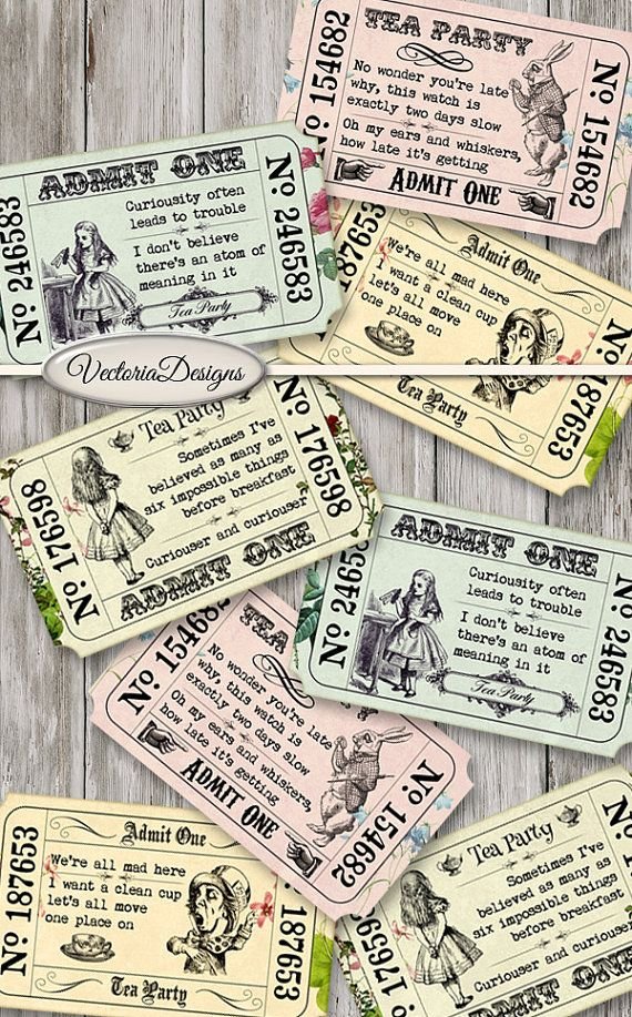 Unique Tea Party Cards