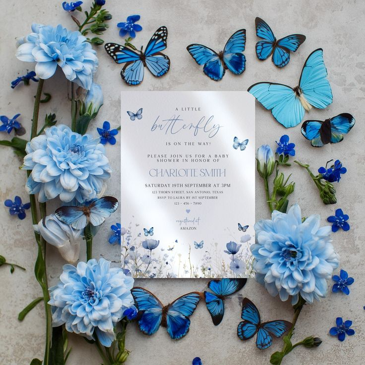 Blue Color-Inspired Baby Shower