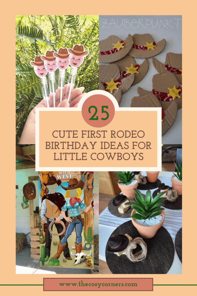 25 Cute First Rodeo Birthday Ideas for Little Cowboys