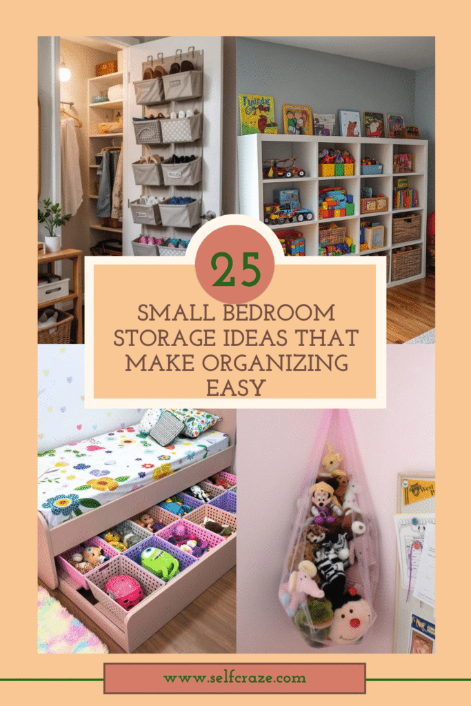 Small Bedroom Storage Ideas That Make Organizing Easy